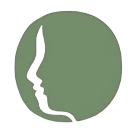 The Authentico mark, a face in negative space