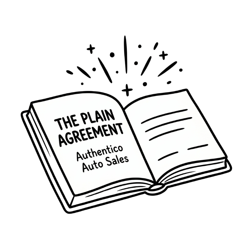 The Plain Agreement — Authentico Auto Sales